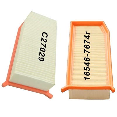 OE 16546-7674r Filtros De Aire Automotriz สําหรับ Dacia เครื่องกรองอากาศ
