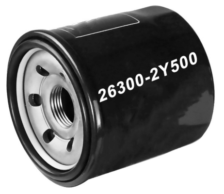 OE 26300-02501 สําหรับ Hyundai 26300 2Y500 โลหะและกระดาษกรอง วัสดุกรองน้ํามัน
